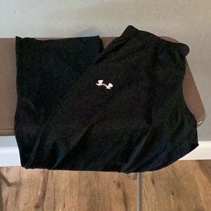 Men’s Black Under Armour Sport Pants Med